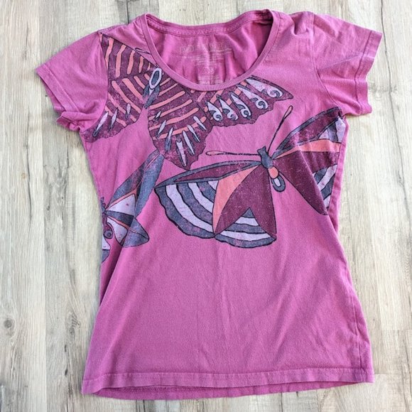 Patagonia Tops - 3/$20 Patagonia Butterfly Tshirt, Size XS